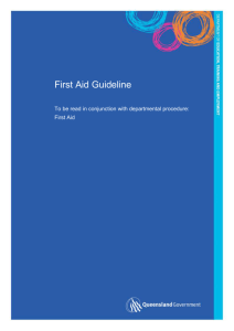 First Aid Guideline - Policy and Procedure Register