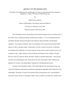 ABSTRACT OF THE DISSERTATION