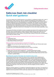 SafeLives DASH Guidance