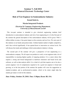 Role of Test Engineer in Semiconductor Industry