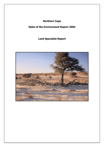 Northern Cape Province - State of the Environment South Africa