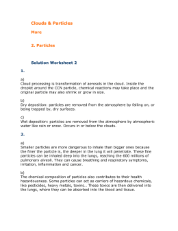 GRADE 7 REVIEW – PARTICLE THEORY