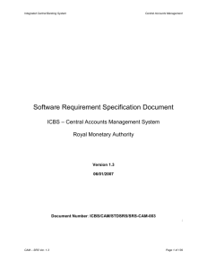 Software Requirement Specification Document