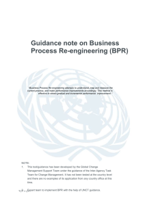 Guidance On Business Process Mapping
