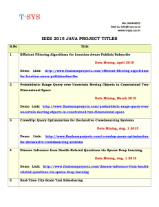 ieee project titles 2015