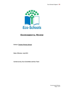 Environmental Review - Tiverton Primary School