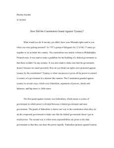 Guided Essay: How Did the Constitution Guard - Constitution-A