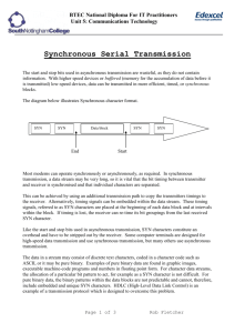 Synchronous data transmission 05