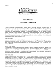 11-27-94 - Chicago Dramatists