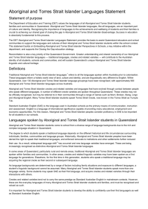 Aboriginal and Torres Strait Islander Languages