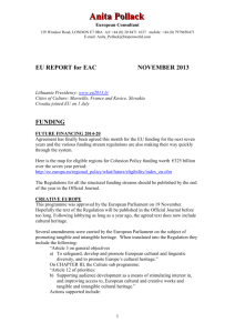 EU Briefing for EAC November 2013