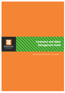 Contractor and Visitor Management Guide