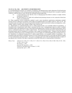 15A NCAC 18A .3106 ABATEMENT AND REMEDIATION (a