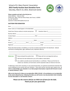Gala - Family Donation Form