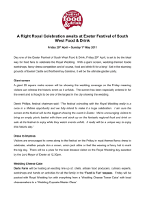 A Right Royal Celebration awaits at Exeter Festival of South West