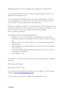 Application form - UK Cycling Holidays