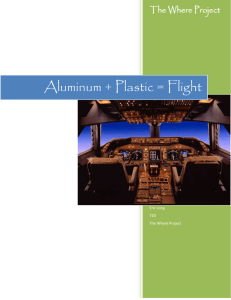 Aluminum + Plastic = Flight