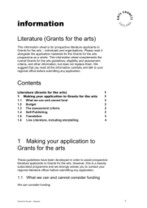 Literature - Arts Council England