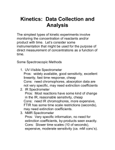 Kinetics: Model Simulation and Analysis