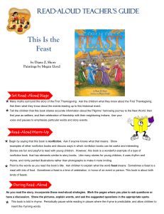 "This is the Feast" Teacher`s Guide