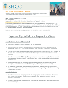 Important Tips to Help you Prepare for a Storm