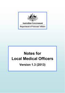 Notes for Local Medical Officers - Version 1.3 (2013) (DOC 413 KB)