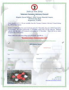 Veterans Cemetery Advisory Council