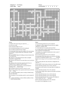 Chapters 7-10 Crossword Puzzle