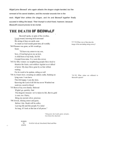 The Death of Beowulf