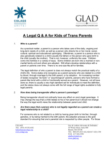 A Legal Q&A for Kids of Trans Parents