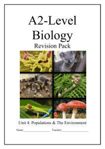 A2 level Biology notes
