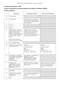 2007 Assessment Schedule (90766)