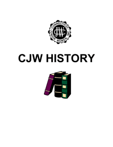 history of CJW - Connecticut Junior Women, Inc