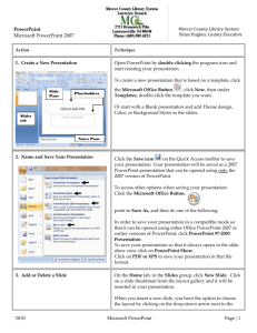 Microsoft Word I: Introduction