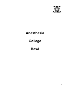 aana anesthesia college bowl