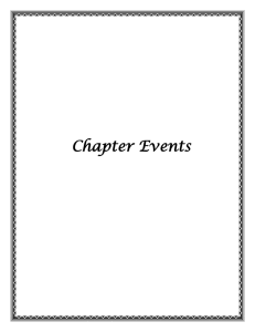 Chapter Events