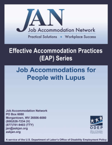 Lupus - Job Accommodation Network