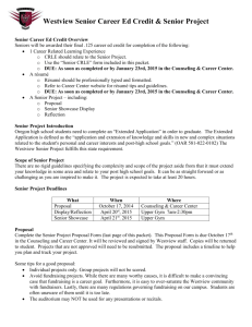 Sunset Extended Application Proposal Form