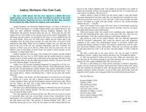 Audrey Herburn: Our Fair Lady
