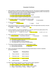 ecosystem ibess test review 2010 answers