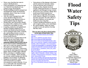 on the topic of Flood Safety Tips.
