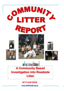 1. Drink containers are about 50% of all roadside litter in Victoria.