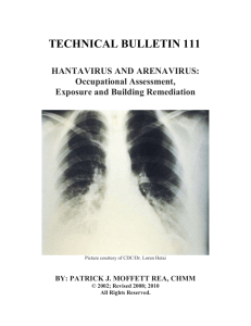 1 Hanta Virus and Remediation Tech Bulletin 111