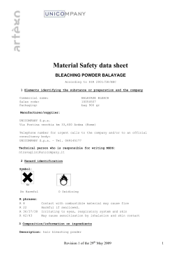 assessment of msds for the pure persulfates redken msds sheets