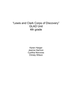 “Lewis and Clark Corps of Discovery”