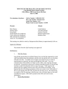 cba minutes of the health law section council june 12, 2002