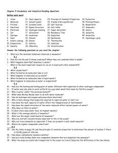 Chapter 5 Vocabulary and Analytical Reading Questions