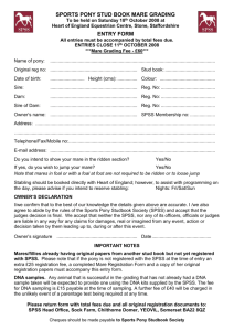 to Entry Form for Mare Grading