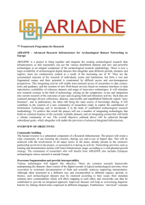 7th Framework Programme for Research ARIADNE