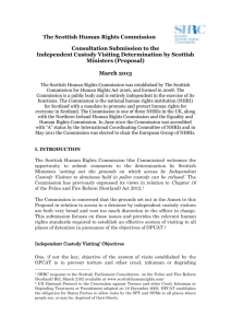 Submission - Scottish Human Rights Commission